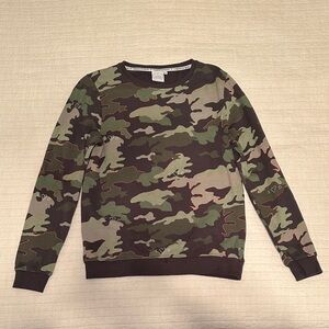 Scamp & Dude Women’s Camouflage Crew Neck Sweatshirt